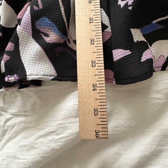 Dana Buchman Petite Artsy Multicolor Maxi Skirt PL Fully Lined Boho Whimsy - Picture 8 of 8